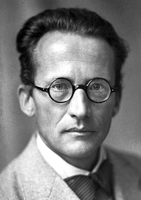 Erwin Schrodinger in 1933 Nobel foundation, Public domain, via Wikimedia Commons